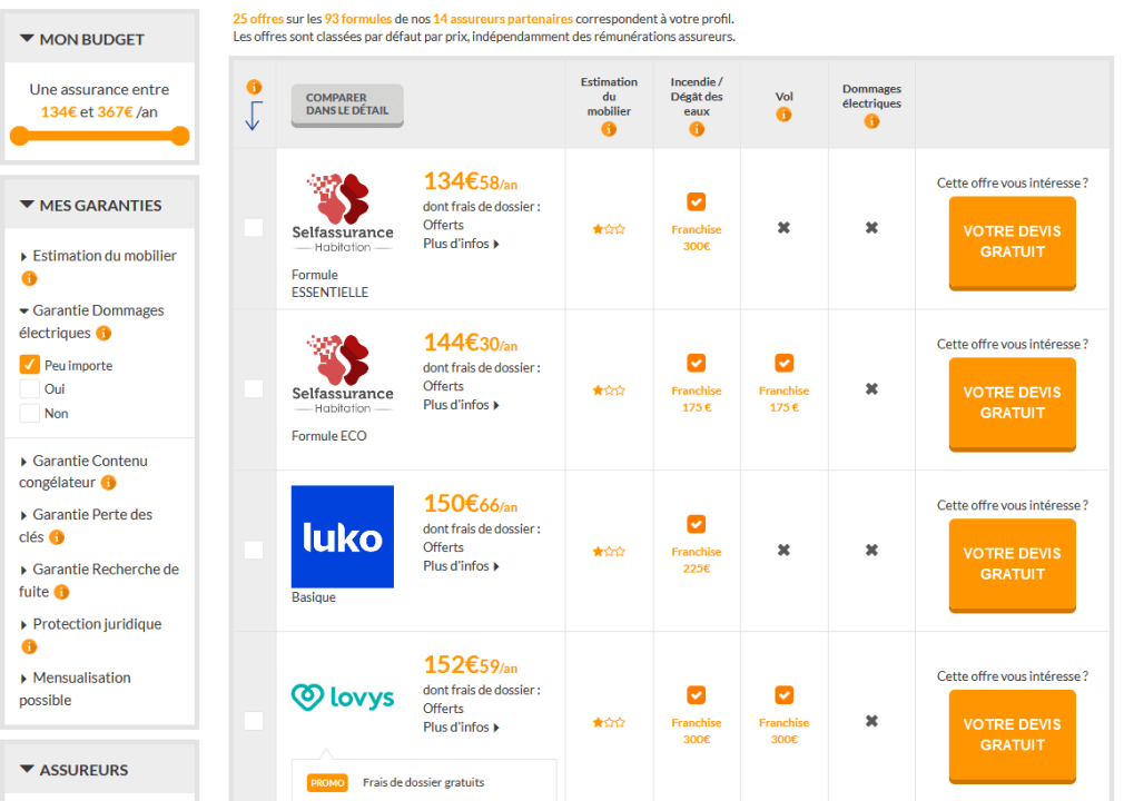 découvrez notre comparatif d'assurances habitation pour choisir la meilleure couverture adaptée à vos besoins. comparez les garanties, les tarifs et les services des principaux assureurs en quelques clics.
