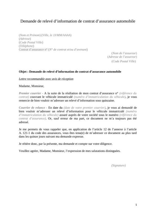 découvrez l'importance du relevé d'information dans la gestion de vos assurances et comment il peut vous aider à mieux comprendre votre historique et vos garanties. obtenez des conseils pratiques pour interpréter vos relevés et optimiser votre couverture.