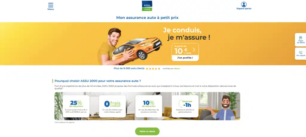 découvrez toutes les informations nécessaires sur assu 2000 : services, tarifs, et conseils pour bien choisir votre assurance. accédez facilement à toutes les ressources pour une protection optimale.